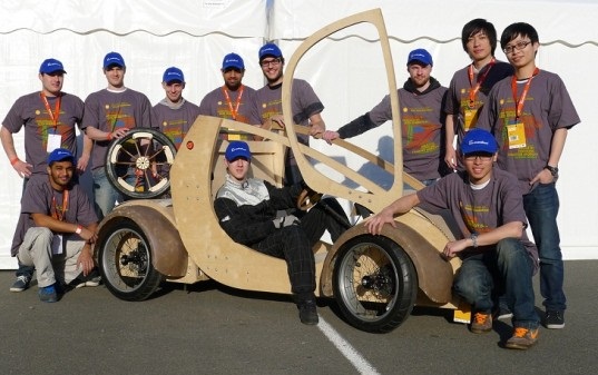 Aston University Ciptakan Mobil Berbahan Karton dan Kayu Tripleks untuk Shell Eco-Marathon 3 Aston University Shell Eco Car