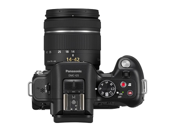Panasonic Lumix G5 Ramaikan Pasar Kamera Mirrorless dengan Desain ala DSLR 14 Panasonic Lumix G5 Top