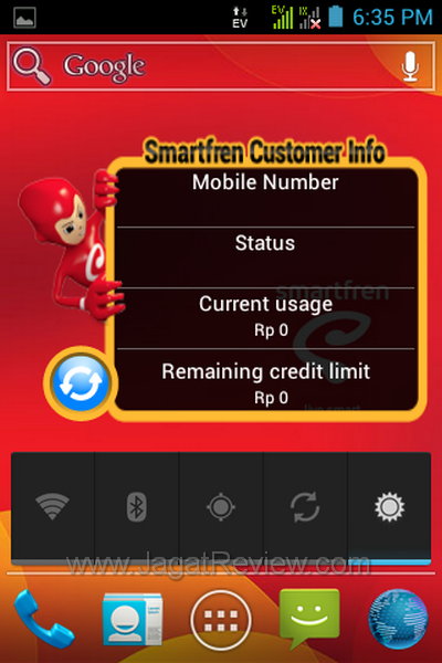 Smartfren Andro Max Homescreen 2