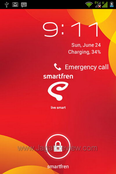 Smartfren Andro Max Lockscreen