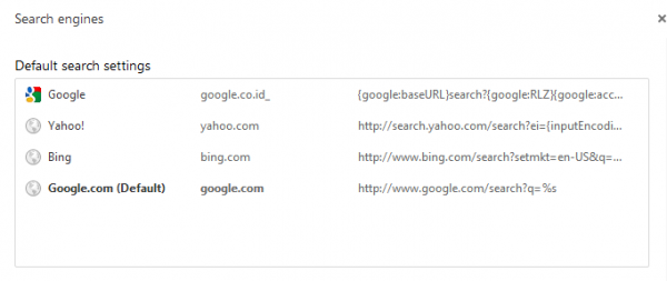 masalah google chrome