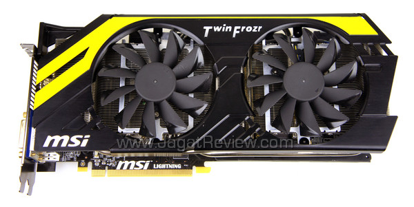 msi hd 7970 lightning top-side view msi hd 7970 lightning top side view