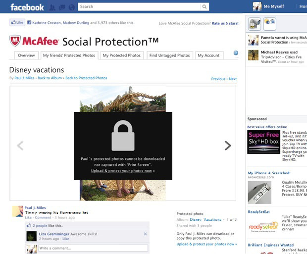 McAfee Social Protection: Mengamankan Foto Facebook Anda Dari Tangan-Tangan Jahil 3 0008