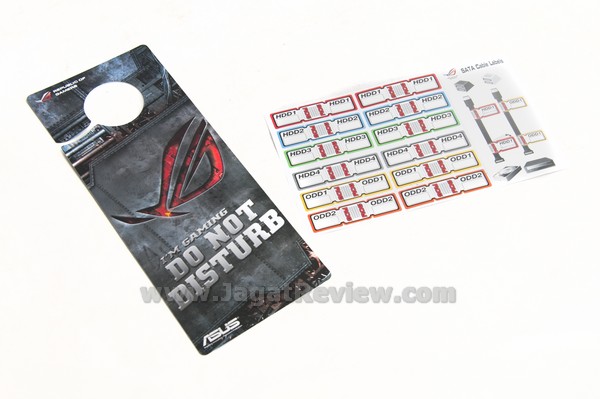 ASUS Maximus V Gene Perlengkapan DoorHanger SATA Label