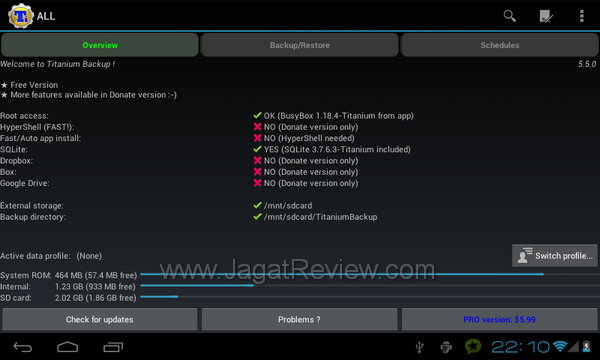 Axioo Pico GGC Titanium Backup