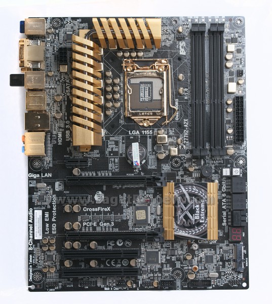 ECS_Z77H2-A2X_Board_TopView ECS Z77H2 A2X Board TopView