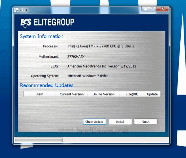 ECS_Z77H2-A2X_eBLU ECS Z77H2 A2X eBLU