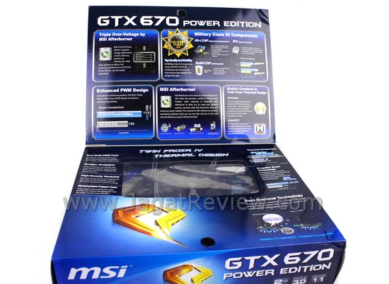 Review VGA NVIDIA MSI GTX 670 Power Edition/OC 2GB: Dipersenjatai HSF TwinFrozr IV dan Spesifikasi Pre-OC 3 MSI GTX670 PowerEdition 28
