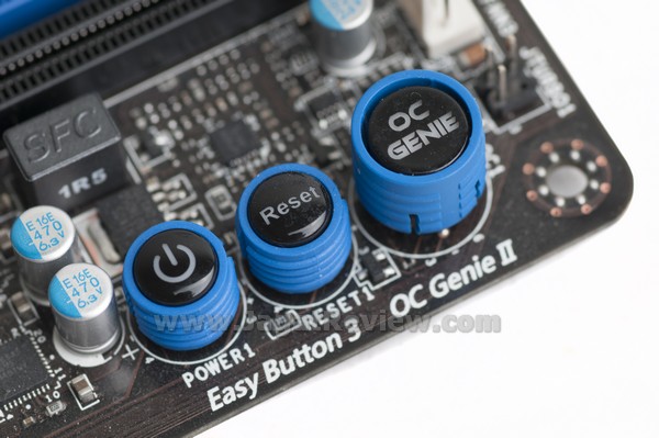 MSI Z77A GD80 Board OnboardButton