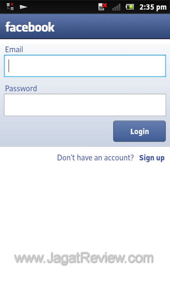 Sony Xperia U Facebook