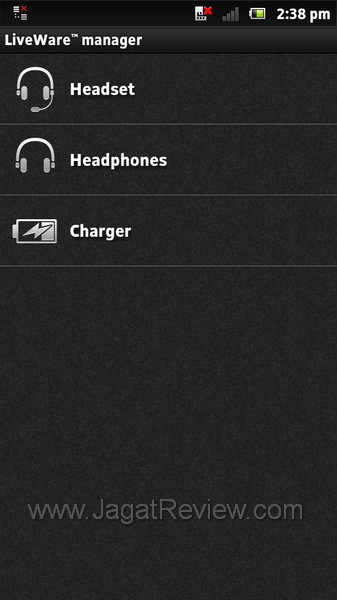 Sony Xperia U LiveWare