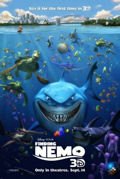 Finding Nemo 3D (poster) Finding Nemo 3D poster