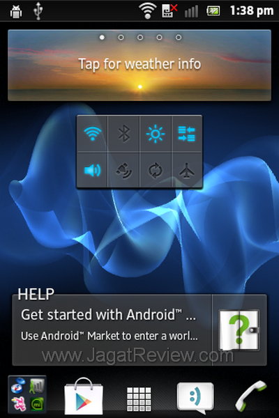 Sony Xperia Go - Homescreen 1 Sony Xperia Go Homescreen 1