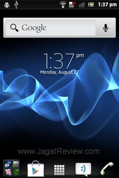 Sony Xperia Go - Homescreen Utama Sony Xperia Go Homescreen Utama