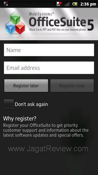 Sony Xperia Go - OfficeSuite 5 Sony Xperia Go OfficeSuite 5