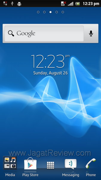 Sony Xperia Ion - Homescreen Utama Sony Xperia Ion Homescreen Utama