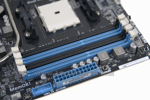 ASUS F2A85 V Pro Board MemoryArea