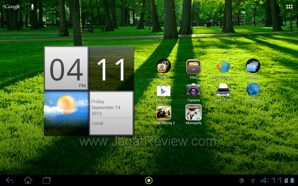 Acer Iconia A701 - Homescreen Utama Acer Iconia A701 Homescreen Utama