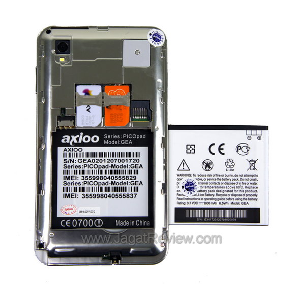 Axioo PicoPad 5 Bagian Dalam