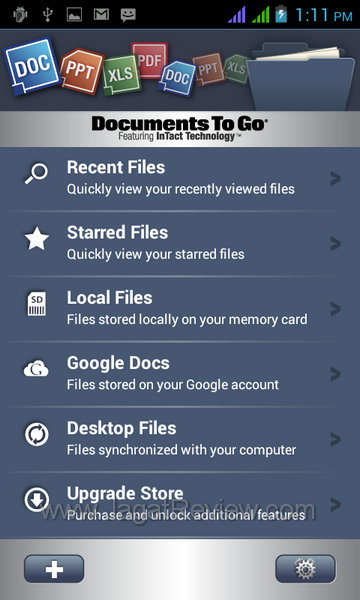 Axioo PicoPad 5 Documents To Go