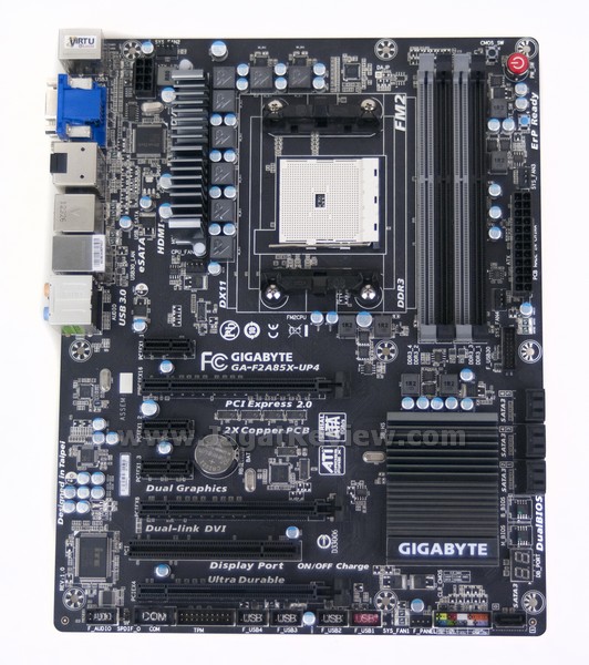 Gigabyte_F2A85X-UP4_Board_TopView Gigabyte F2A85X UP4 Board TopView