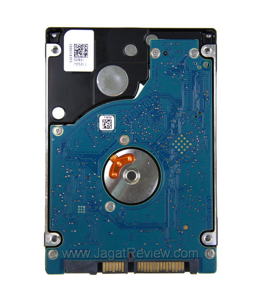 Seagate Momentus XT 750GB - Tampak belakang Seagate Momentus XT 750GB Tampak belakang