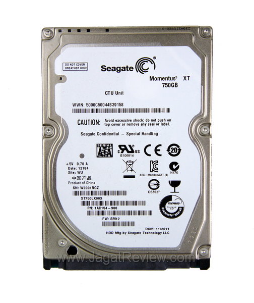 Review Seagate Momentus XT 750 GB: Hard Disk Hybrid Kinerja Tinggi Dengan Kapasitas Lapang 18 Seagate Momentus XT 750GB