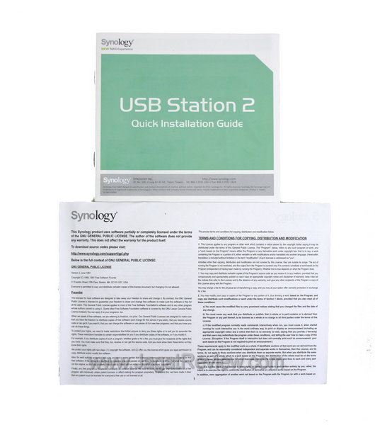 Synology USB Station 2 - Dokumentasi Synology USB Station 2 Dokumentasi