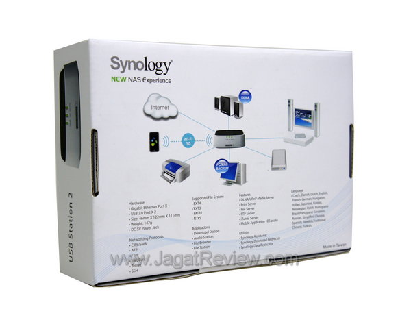 Synology USB Station 2 - Kemasan Belakang Synology USB Station 2 Kemasan Belakang