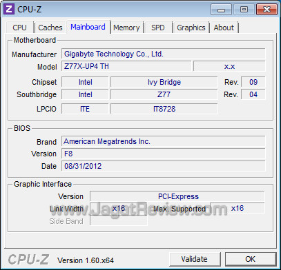 gigabyte z77-up4 th cpuz 03 gigabyte z77 up4 th cpuz 03