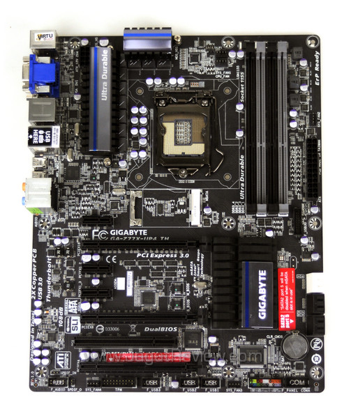 gigabyte z77-up4 th top view gigabyte z77 up4 th top view
