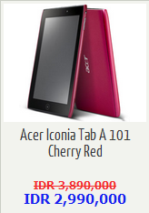 Iconia A101 promo Iconia A101 promo
