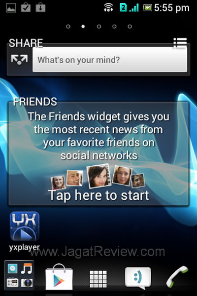 Sony Xperia Tipo Dual Homescreen 2