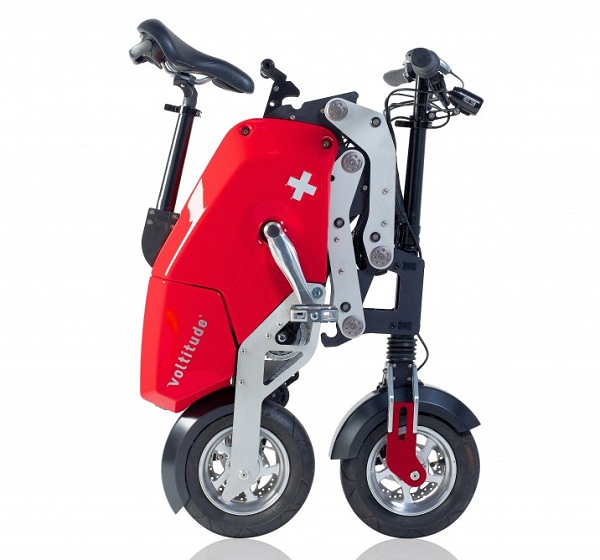 Volitude V1, Sepeda Lipat Elektrik dengan Desain a la Swiss Army 3 Volitude V1 Folded