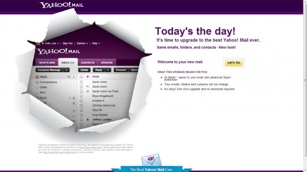 Yahoo Mail baru Yahoo Mail baru