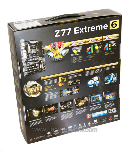 asrock z77 extreme6 back box asrock z77 extreme6 back