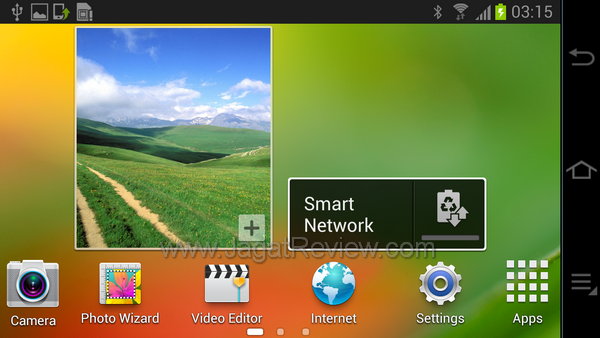Samsung Galaxy Camera - Homescreen 1 Samsung Galaxy Camera Homescreen 1