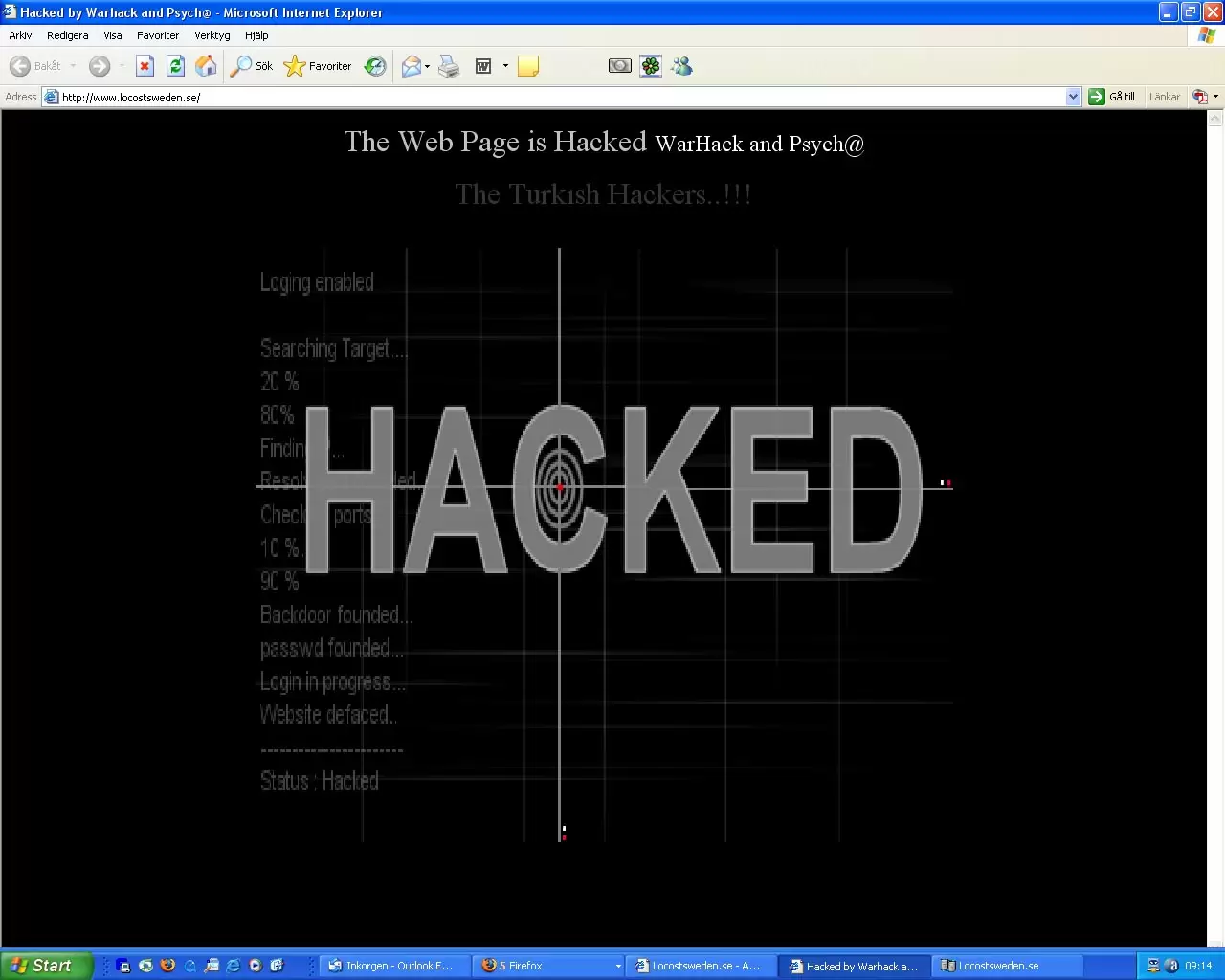 hacked