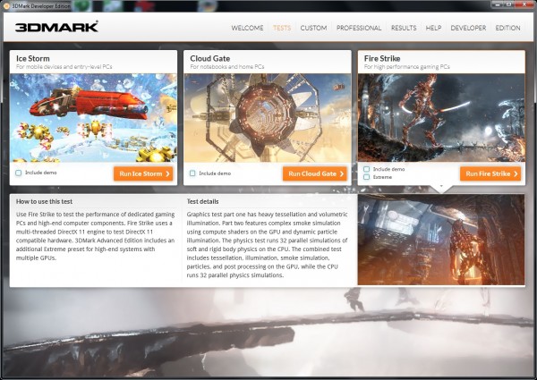 3DMark_Window 3DMark Window