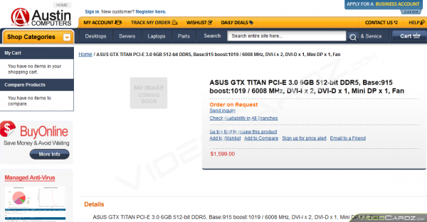 ASUS-GeForce-GTX-Titan-Austing-Listing ASUS GeForce GTX Titan Austing Listing