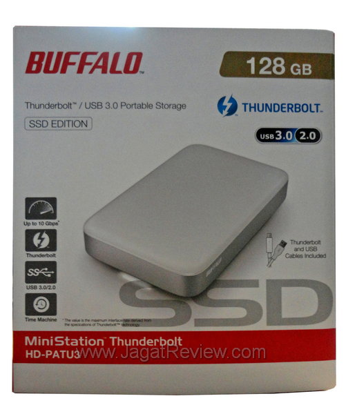 Buffalo Ministation Thunderbolt+USB3 SSD Edition Paket Penjualan