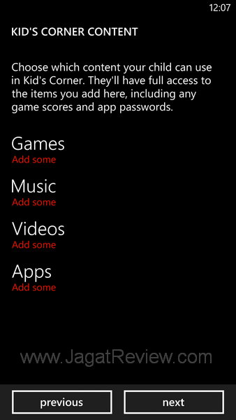 HTC Windows Phone 8x - Kids Corner Setting HTC Windows Phone 8x Kids Corner Setting