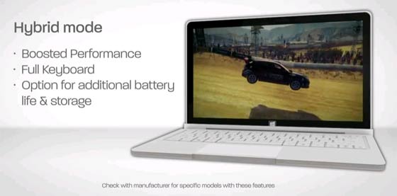 Hybrid mode power Hybrid mode power