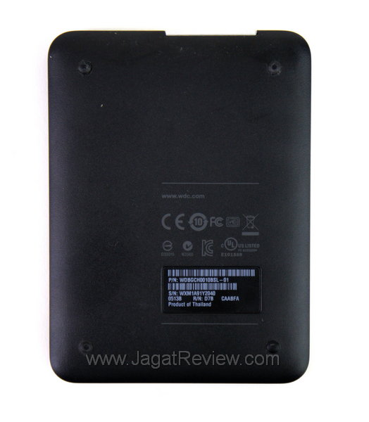 WD My Passport for Mac Belakang