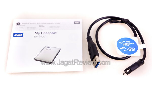 WD My Passport for Mac Perlengkapan