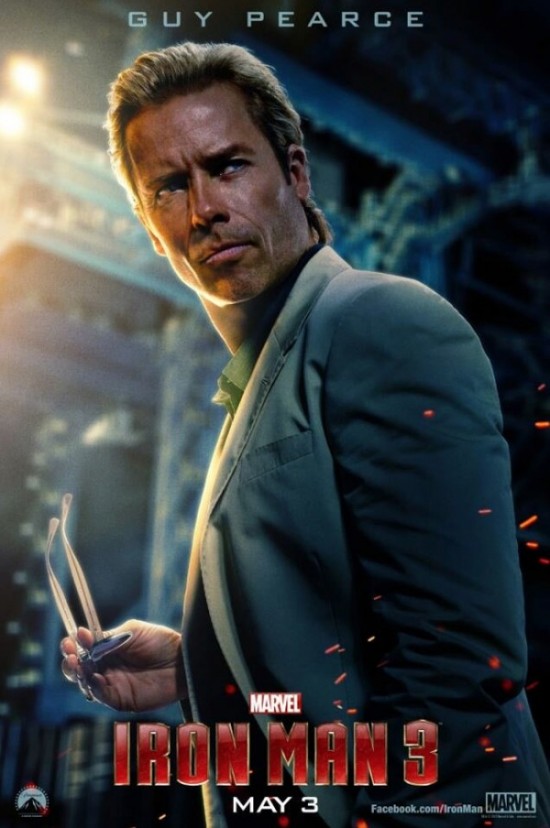 Berbagai Poster Terbaru Iron Man 3 Mengungkap Plot Lebih Dalam 4 iron man 3 guy pearce e1362041700724