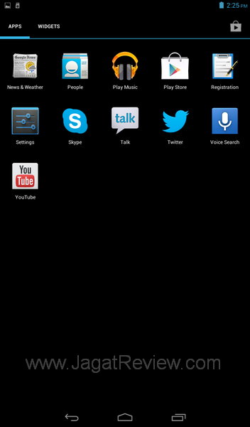 Acer Iconia B1 App Drawer