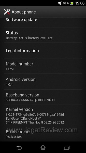 Sony Xperia V - About Sony Xperia V About