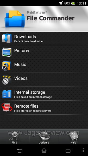 Sony Xperia V App File Commander