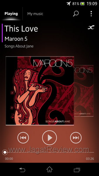 Sony Xperia V - Music Sony Xperia V Music